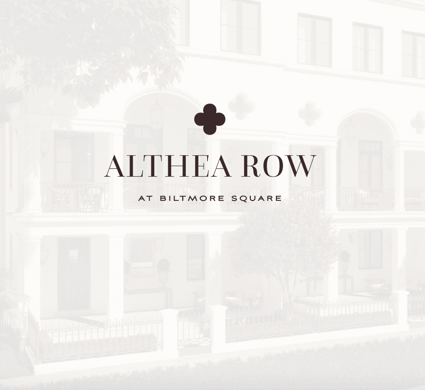 Althea Row at Biltmore Square view